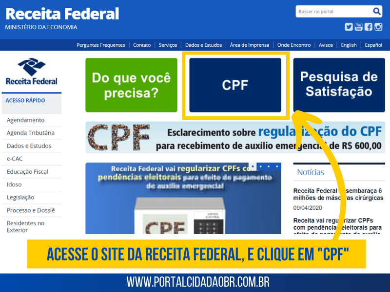 Veja Como Regularizar O Cpf E Receber O Aux Lio Emergencial