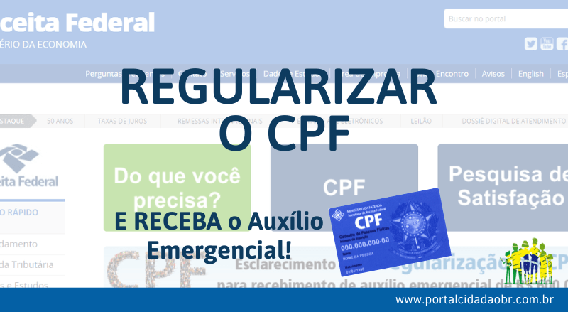 Veja Como Regularizar O CPF E RECEBER O Auxílio Emergencial!