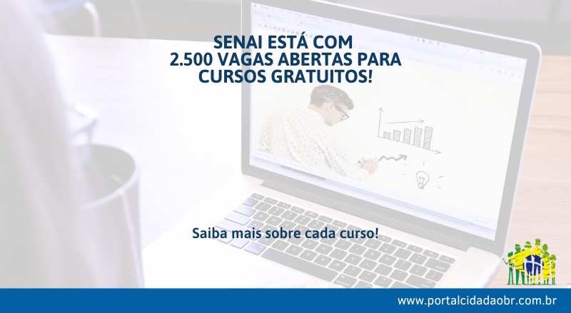 SENAI Está Com 2.500 Vagas Abertas Para Cursos Gratuitos!